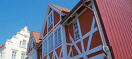 Ferienhaus Insel Poel - Das Fischerhaus am Alten Hafen erinnert an die Schwedenzeit